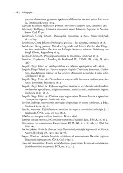 Bild der Seite - 1184 - in TYROLIS LATINA - Geschichte der lateinischen Literatur in Tirol, Band 2