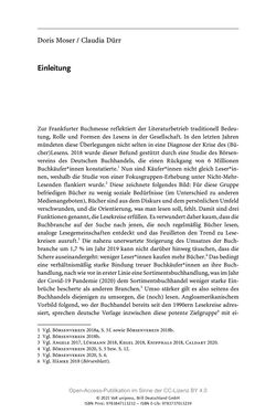 Image of the Page - 7 - in Über Bücher reden - Literaturrezeption in Lesegemeinschaften