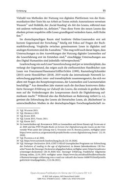 Image of the Page - 11 - in Über Bücher reden - Literaturrezeption in Lesegemeinschaften