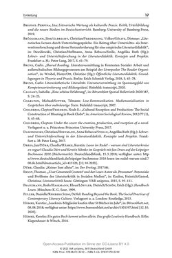 Image of the Page - 17 - in Über Bücher reden - Literaturrezeption in Lesegemeinschaften