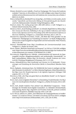 Image of the Page - 18 - in Über Bücher reden - Literaturrezeption in Lesegemeinschaften