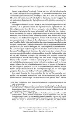 Bild der Seite - 33 - in Über Bücher reden - Literaturrezeption in Lesegemeinschaften
