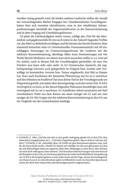Image of the Page - 42 - in Über Bücher reden - Literaturrezeption in Lesegemeinschaften