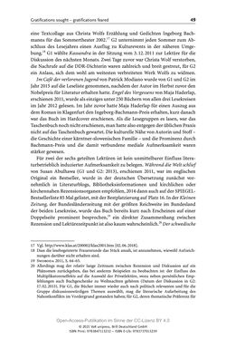 Image of the Page - 49 - in Über Bücher reden - Literaturrezeption in Lesegemeinschaften
