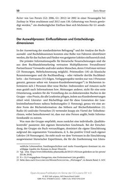 Image of the Page - 50 - in Über Bücher reden - Literaturrezeption in Lesegemeinschaften