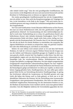 Image of the Page - 64 - in Über Bücher reden - Literaturrezeption in Lesegemeinschaften