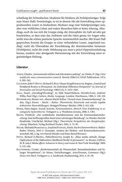Image of the Page - 65 - in Über Bücher reden - Literaturrezeption in Lesegemeinschaften