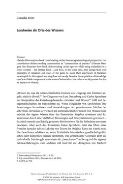 Image of the Page - 67 - in Über Bücher reden - Literaturrezeption in Lesegemeinschaften
