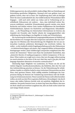 Image of the Page - 76 - in Über Bücher reden - Literaturrezeption in Lesegemeinschaften