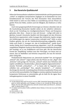 Image of the Page - 79 - in Über Bücher reden - Literaturrezeption in Lesegemeinschaften