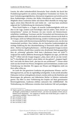 Image of the Page - 81 - in Über Bücher reden - Literaturrezeption in Lesegemeinschaften