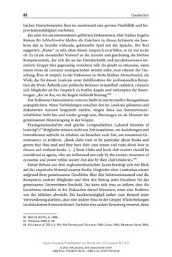 Image of the Page - 82 - in Über Bücher reden - Literaturrezeption in Lesegemeinschaften