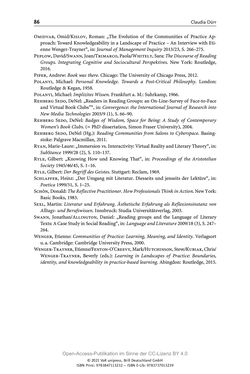 Image of the Page - 86 - in Über Bücher reden - Literaturrezeption in Lesegemeinschaften