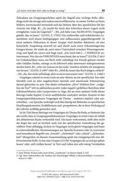 Image of the Page - 89 - in Über Bücher reden - Literaturrezeption in Lesegemeinschaften