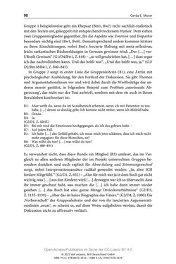 Bild der Seite - 98 - in Über Bücher reden - Literaturrezeption in Lesegemeinschaften