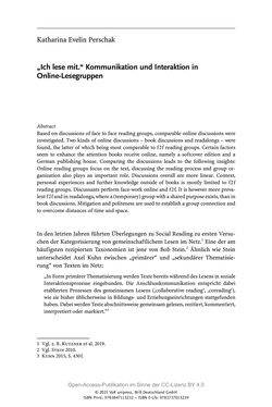 Bild der Seite - 103 - in Über Bücher reden - Literaturrezeption in Lesegemeinschaften