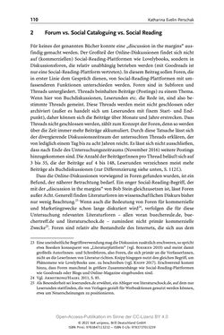 Bild der Seite - 110 - in Über Bücher reden - Literaturrezeption in Lesegemeinschaften