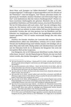Bild der Seite - 116 - in Über Bücher reden - Literaturrezeption in Lesegemeinschaften
