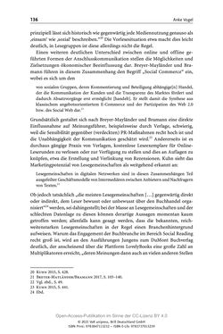 Bild der Seite - 136 - in Über Bücher reden - Literaturrezeption in Lesegemeinschaften