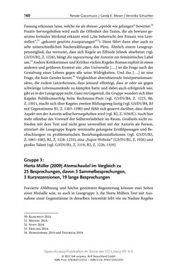 Image of the Page - 160 - in Über Bücher reden - Literaturrezeption in Lesegemeinschaften