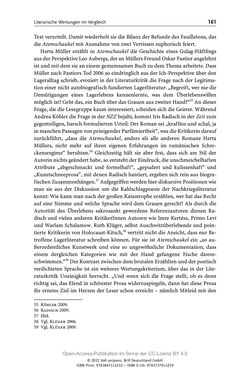 Image of the Page - 161 - in Über Bücher reden - Literaturrezeption in Lesegemeinschaften