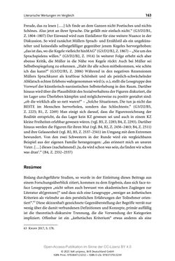 Bild der Seite - 163 - in Über Bücher reden - Literaturrezeption in Lesegemeinschaften