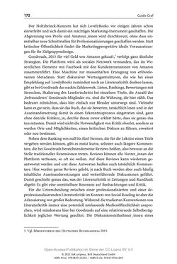 Image of the Page - 172 - in Über Bücher reden - Literaturrezeption in Lesegemeinschaften