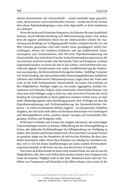 Bild der Seite - 174 - in Über Bücher reden - Literaturrezeption in Lesegemeinschaften