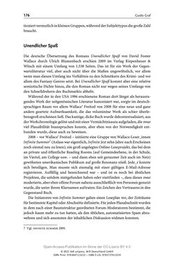 Image of the Page - 176 - in Über Bücher reden - Literaturrezeption in Lesegemeinschaften