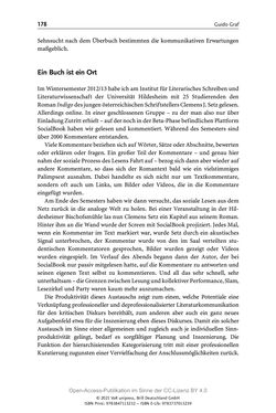Image of the Page - 178 - in Über Bücher reden - Literaturrezeption in Lesegemeinschaften