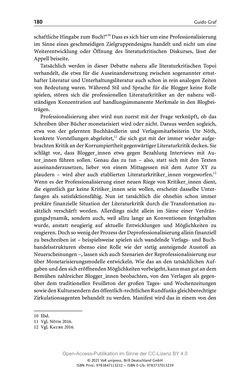 Image of the Page - 180 - in Über Bücher reden - Literaturrezeption in Lesegemeinschaften