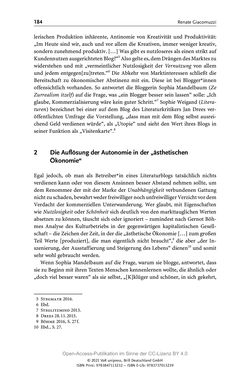 Image of the Page - 184 - in Über Bücher reden - Literaturrezeption in Lesegemeinschaften