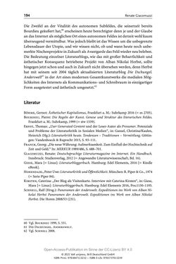 Image of the Page - 194 - in Über Bücher reden - Literaturrezeption in Lesegemeinschaften