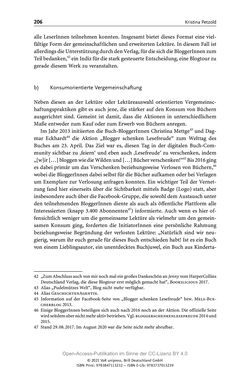 Bild der Seite - 206 - in Über Bücher reden - Literaturrezeption in Lesegemeinschaften