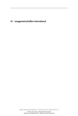 Image of the Page - 215 - in Über Bücher reden - Literaturrezeption in Lesegemeinschaften