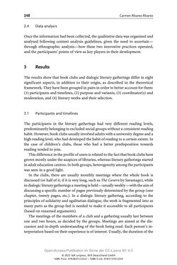 Image of the Page - 248 - in Über Bücher reden - Literaturrezeption in Lesegemeinschaften