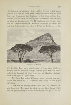 Image of the Page - 281 - in Um Afrika - Skizzen von der Reise Sr. Majestät Corvette Helgoland in den Jahren 1873-75