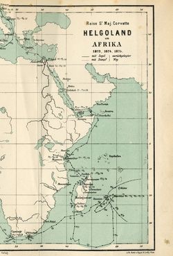 Image of the Page - (000389) - in Um Afrika - Skizzen von der Reise Sr. Majestät Corvette Helgoland in den Jahren 1873-75