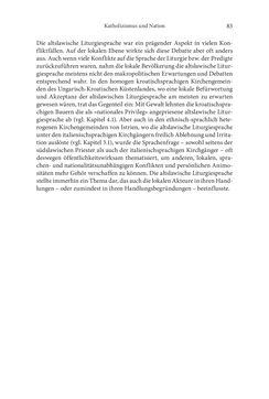 Bild der Seite - 83 - in Umkämpfte Kirche - Innerkatholische Konflikte im österreichischungarischen Küstenland 1890–1914