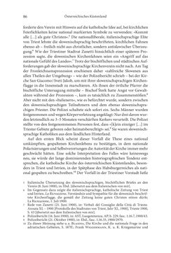 Image of the Page - 86 - in Umkämpfte Kirche - Innerkatholische Konflikte im österreichischungarischen Küstenland 1890–1914