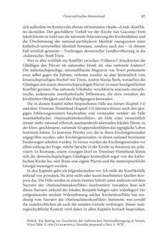 Image of the Page - 87 - in Umkämpfte Kirche - Innerkatholische Konflikte im österreichischungarischen Küstenland 1890–1914