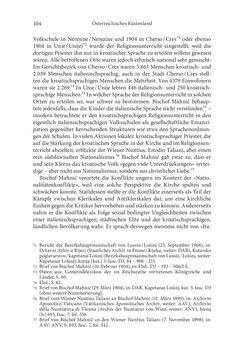 Bild der Seite - 104 - in Umkämpfte Kirche - Innerkatholische Konflikte im österreichischungarischen Küstenland 1890–1914