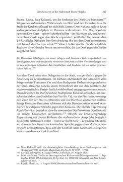 Bild der Seite - 217 - in Umkämpfte Kirche - Innerkatholische Konflikte im österreichischungarischen Küstenland 1890–1914