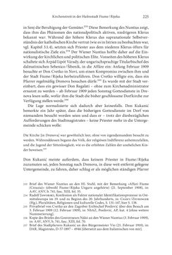 Bild der Seite - 225 - in Umkämpfte Kirche - Innerkatholische Konflikte im österreichischungarischen Küstenland 1890–1914