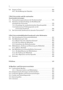 Image of the Page - 8 - in Die Universität Innsbruck in der Ära der Thun-Hohenstein’schen Reformen 1848–1860 - Aufbruch in eine neue Zeit