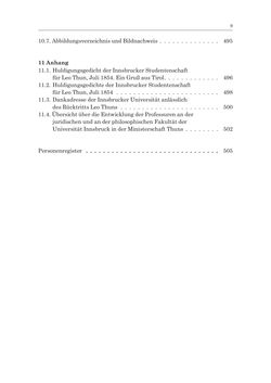 Image of the Page - 9 - in Die Universität Innsbruck in der Ära der Thun-Hohenstein’schen Reformen 1848–1860 - Aufbruch in eine neue Zeit
