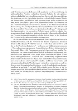 Image of the Page - 22 - in Die Universität Innsbruck in der Ära der Thun-Hohenstein’schen Reformen 1848–1860 - Aufbruch in eine neue Zeit