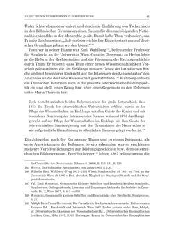 Bild der Seite - 45 - in Die Universität Innsbruck in der Ära der Thun-Hohenstein’schen Reformen 1848–1860 - Aufbruch in eine neue Zeit