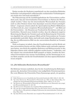 Bild der Seite - 79 - in Die Universität Innsbruck in der Ära der Thun-Hohenstein’schen Reformen 1848–1860 - Aufbruch in eine neue Zeit