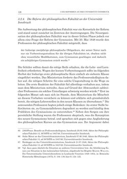 Image of the Page - 126 - in Die Universität Innsbruck in der Ära der Thun-Hohenstein’schen Reformen 1848–1860 - Aufbruch in eine neue Zeit
